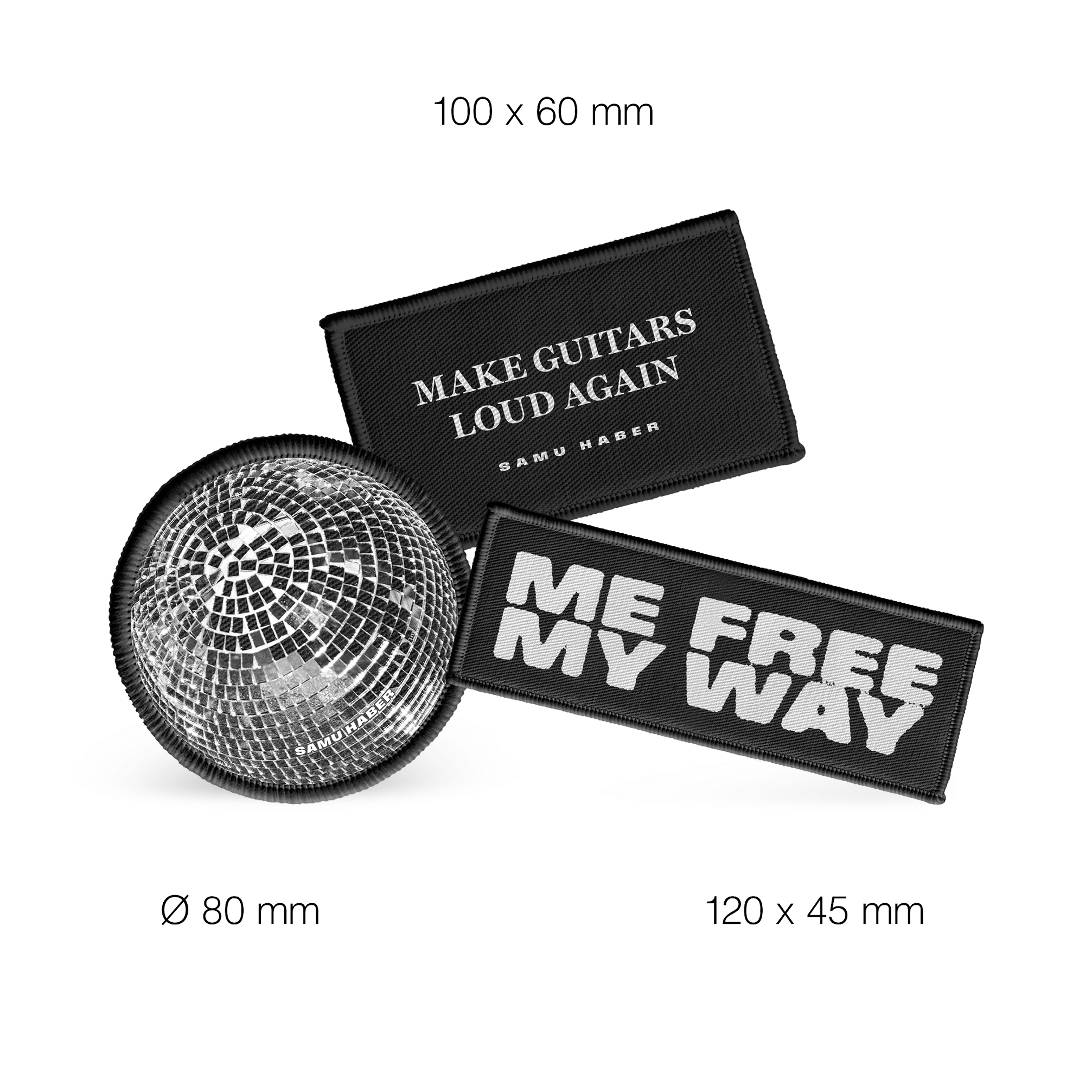 Samu Haber Me Free My Way Patch 385462