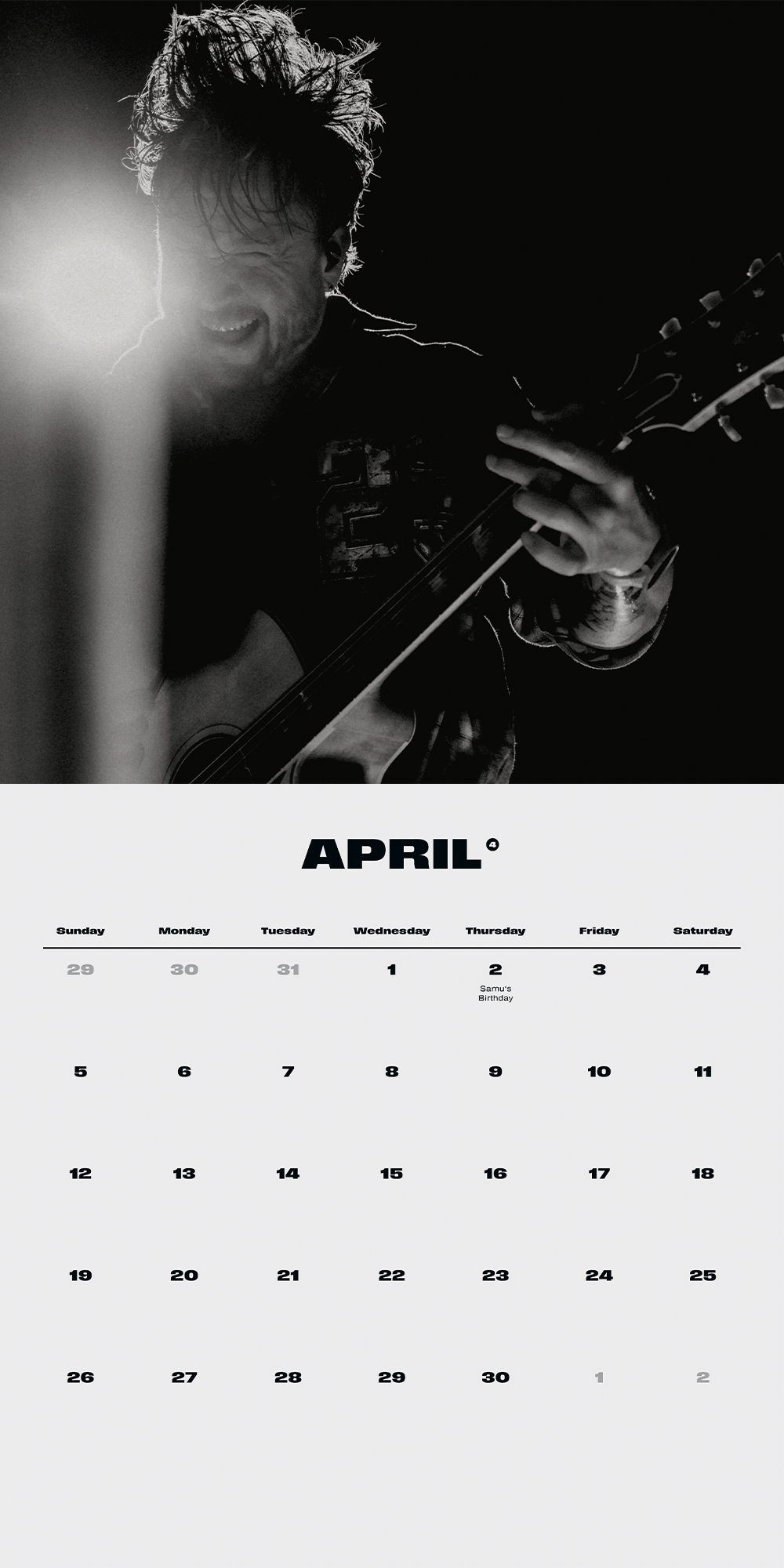 Samu Haber Samu Haber 2026 Kalender 429820